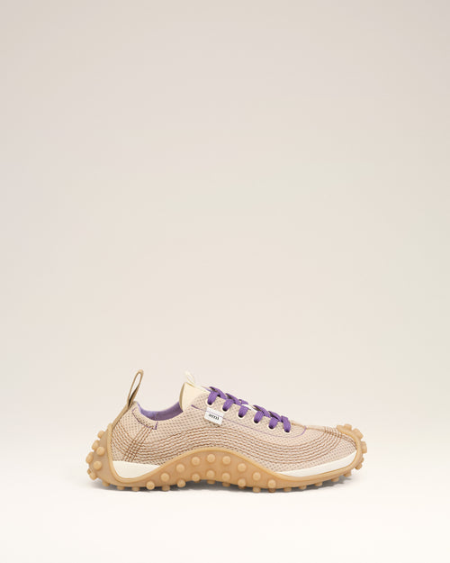 White Mesh Mirage Sneakers - IVORY - Ami Paris