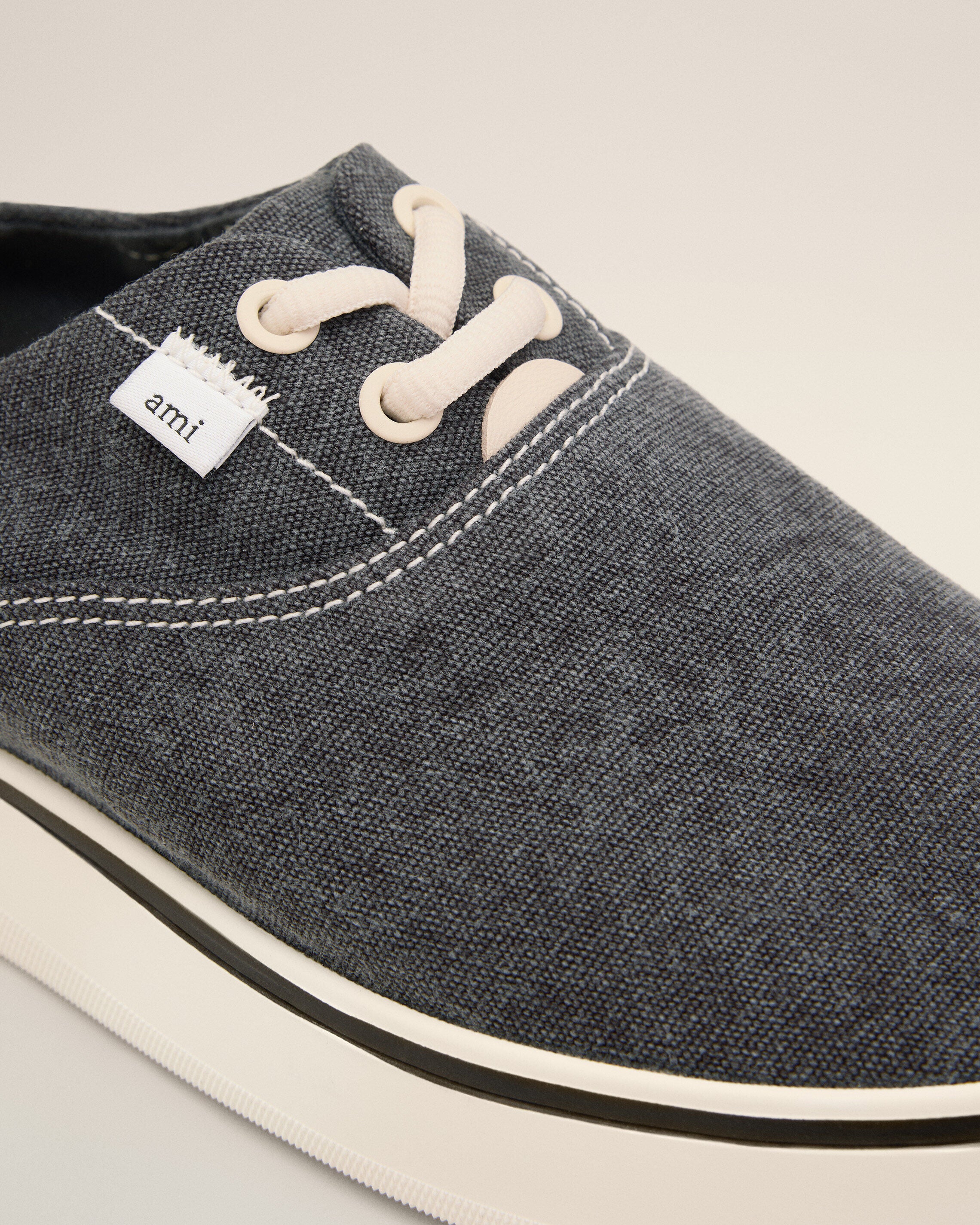 Blue Cotton Tennis Sneakers - 10