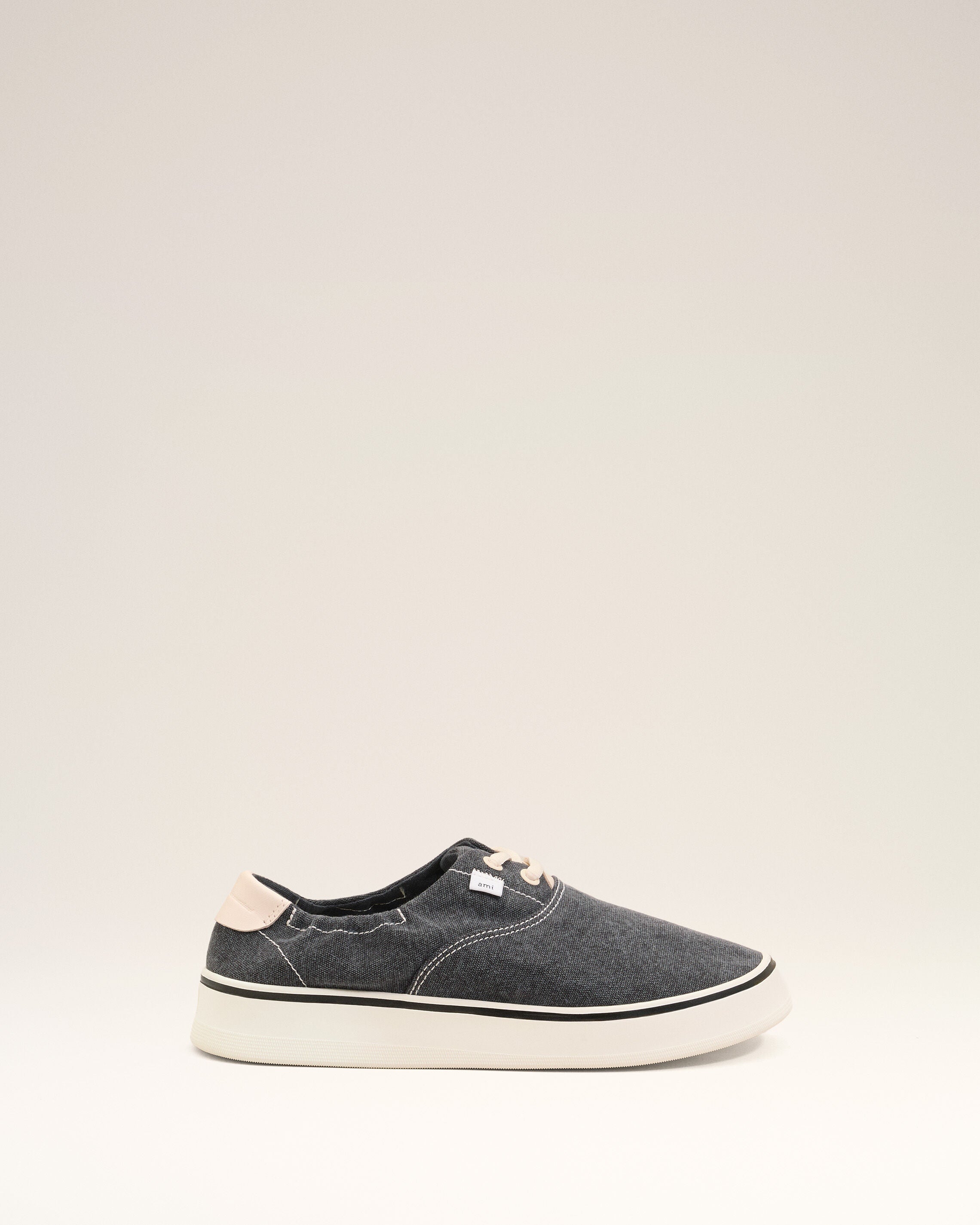 Blue Cotton Tennis Sneakers - 1
