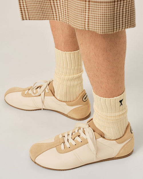 Zapatillas Soft blancas de nailon - Hombre - 2 - AMI Paris - Ami Paris