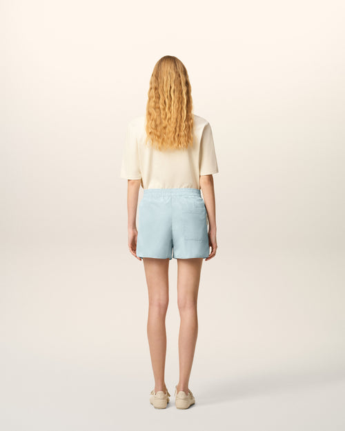 Blue Taffetas Short - 10 - Ami Paris