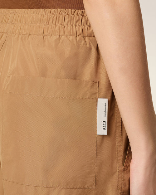 Brown Taffetas Short - 11 - Ami Paris