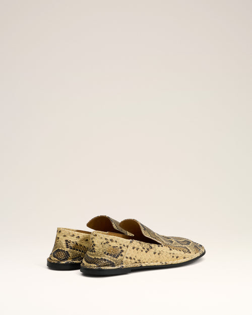 Slippers Midi Beige En Cuir - Femme - 9 - AMI Paris - Ami Paris