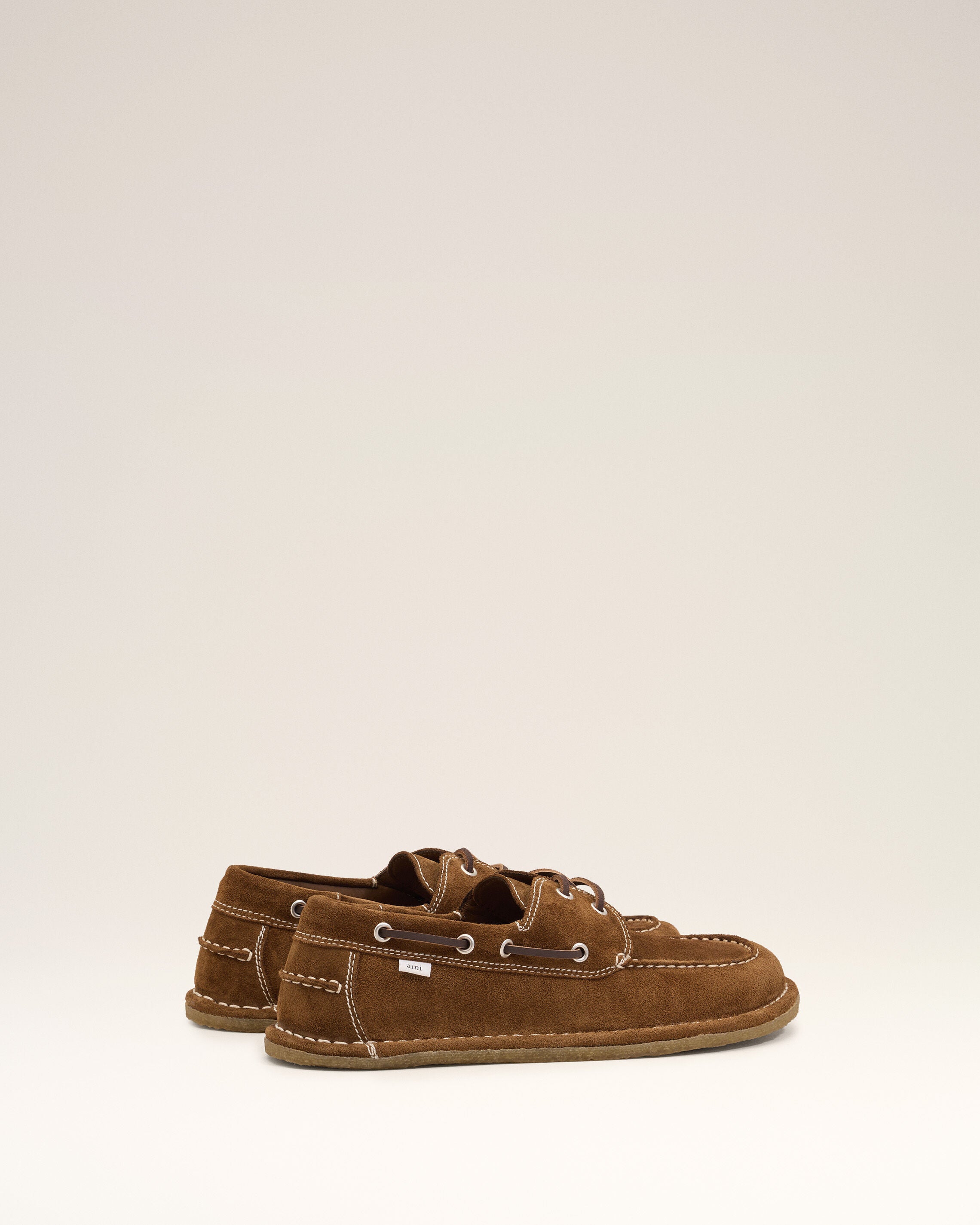 Brown Cow Leather Boat Shoes - 10