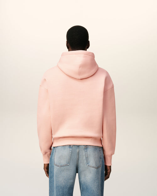 Pink Cotton Ami De Coeur Hoodie - 5 - Ami Paris