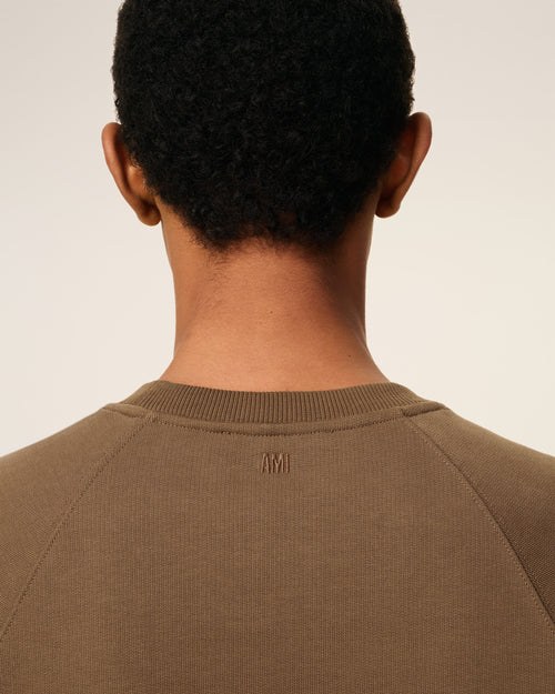 Sweatshirt Marron Ami De Coeur En Coton - 4 - Ami Paris