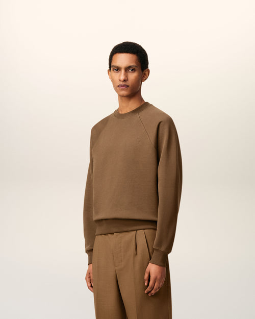 Sweatshirt Marron Ami De Coeur En Coton - 6 - Ami Paris