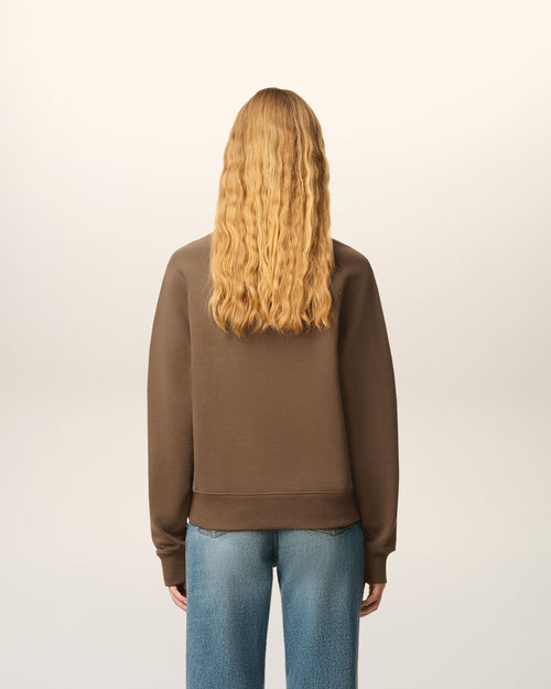Sweatshirt Marron Ami De Coeur En Coton - 11 - Ami Paris