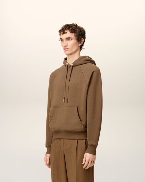 Hoodie Marron Ami De Coeur En Coton - 6 - Ami Paris