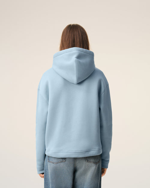 Blue Cotton Ami De Coeur Hoodie - 11 - Ami Paris