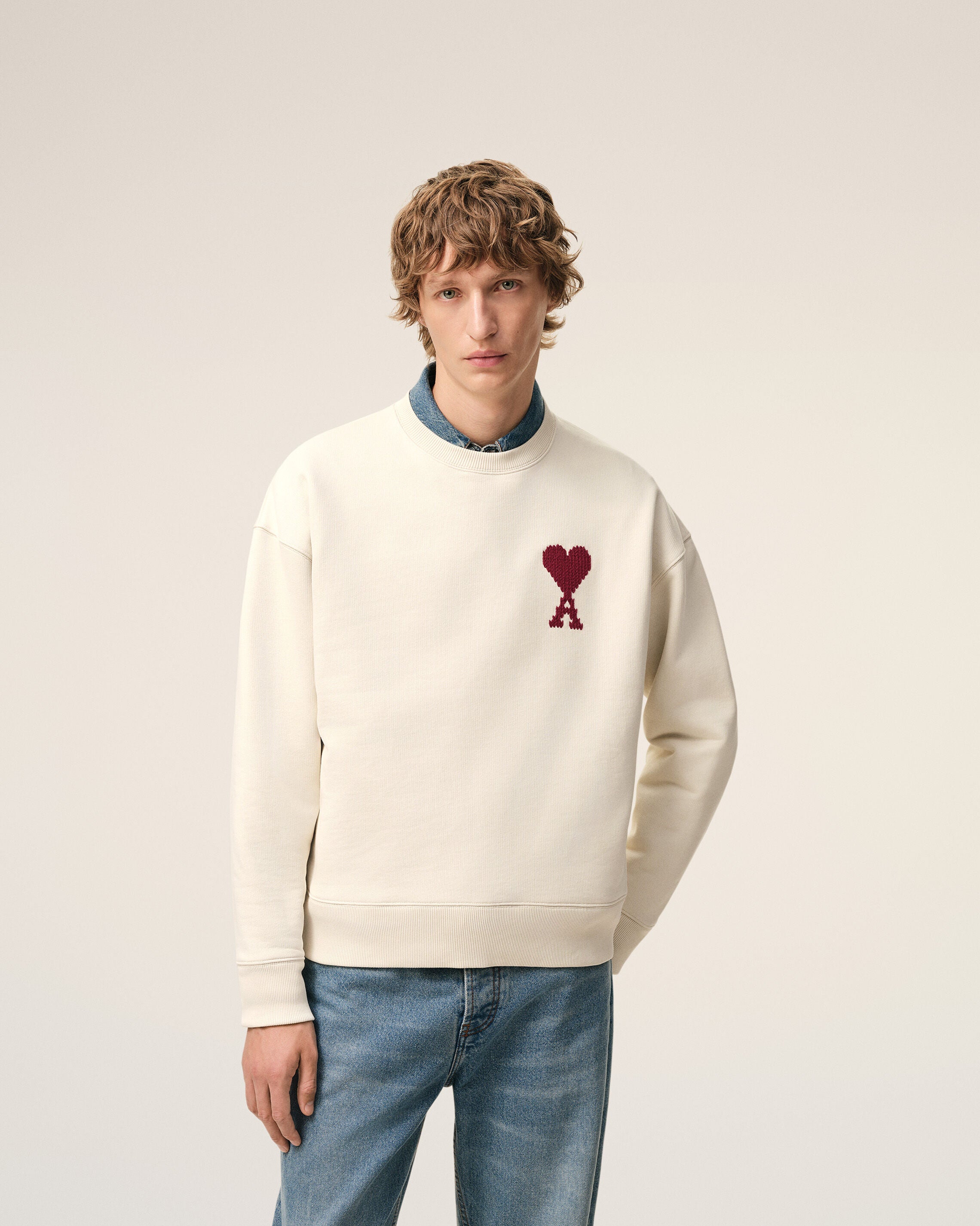 Sudadera Ami de Cœur de algodón blanco - 3