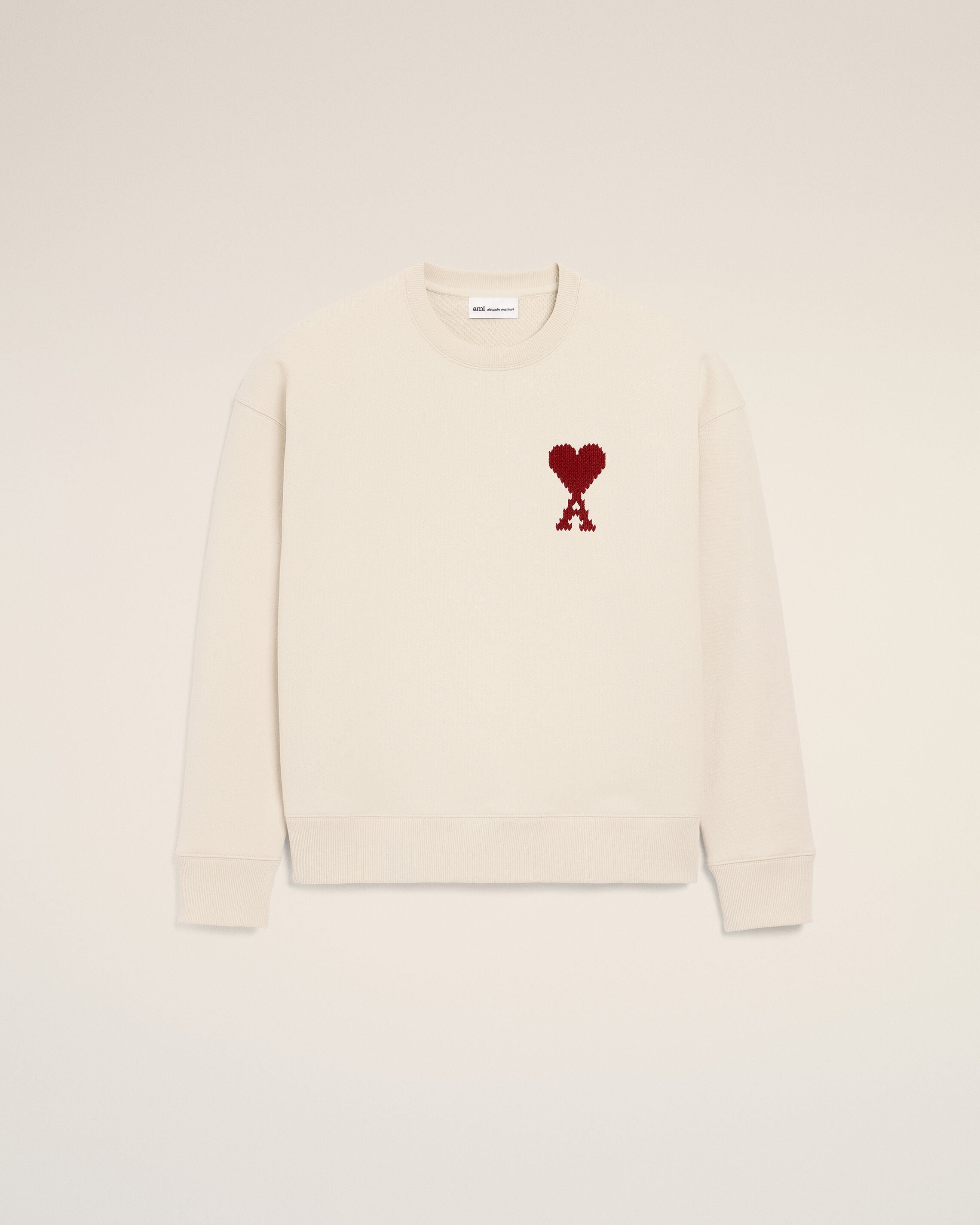 Sudadera Ami de Cœur de algodón blanco - 1