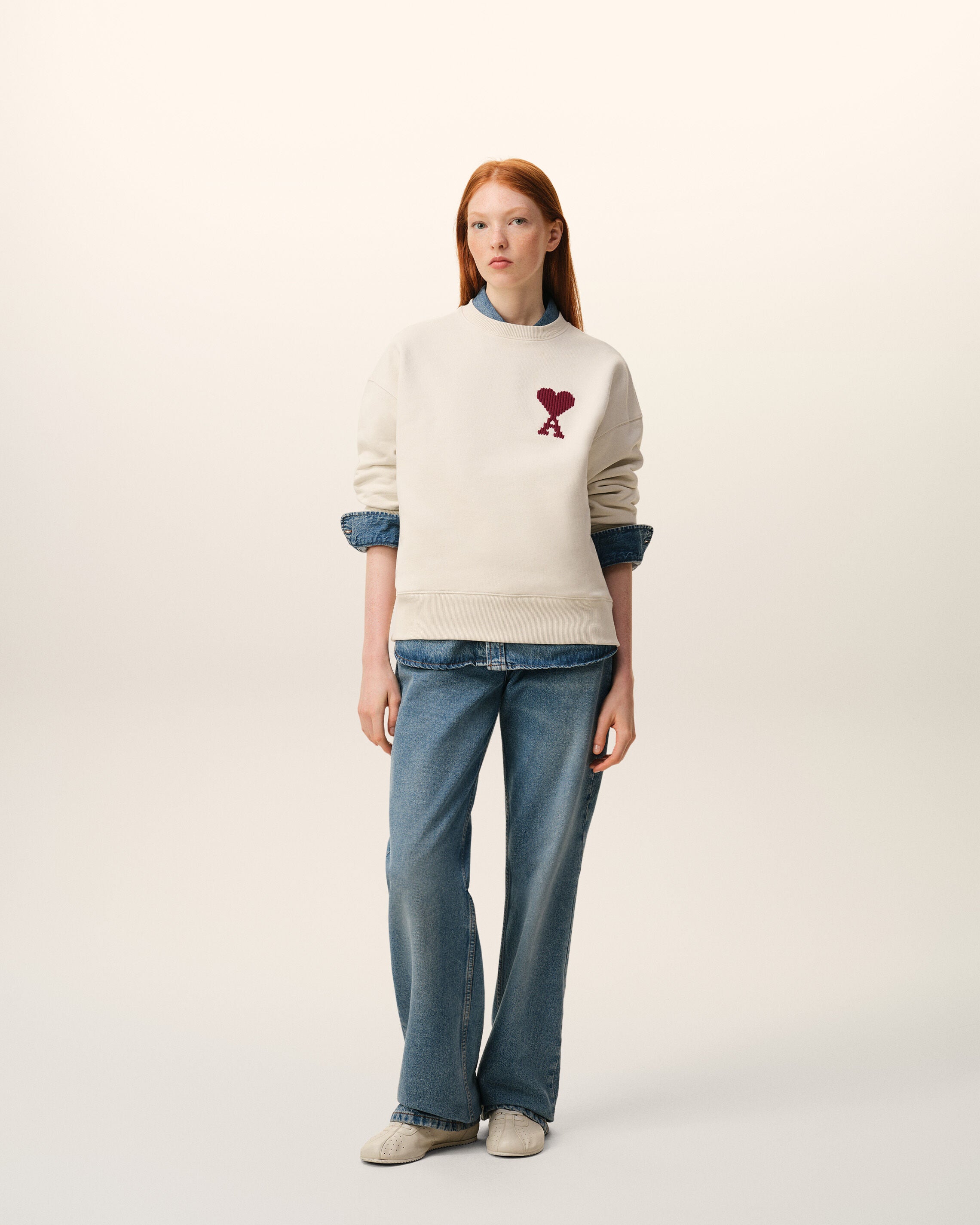 Sudadera Ami de Cœur de algodón blanco - 8