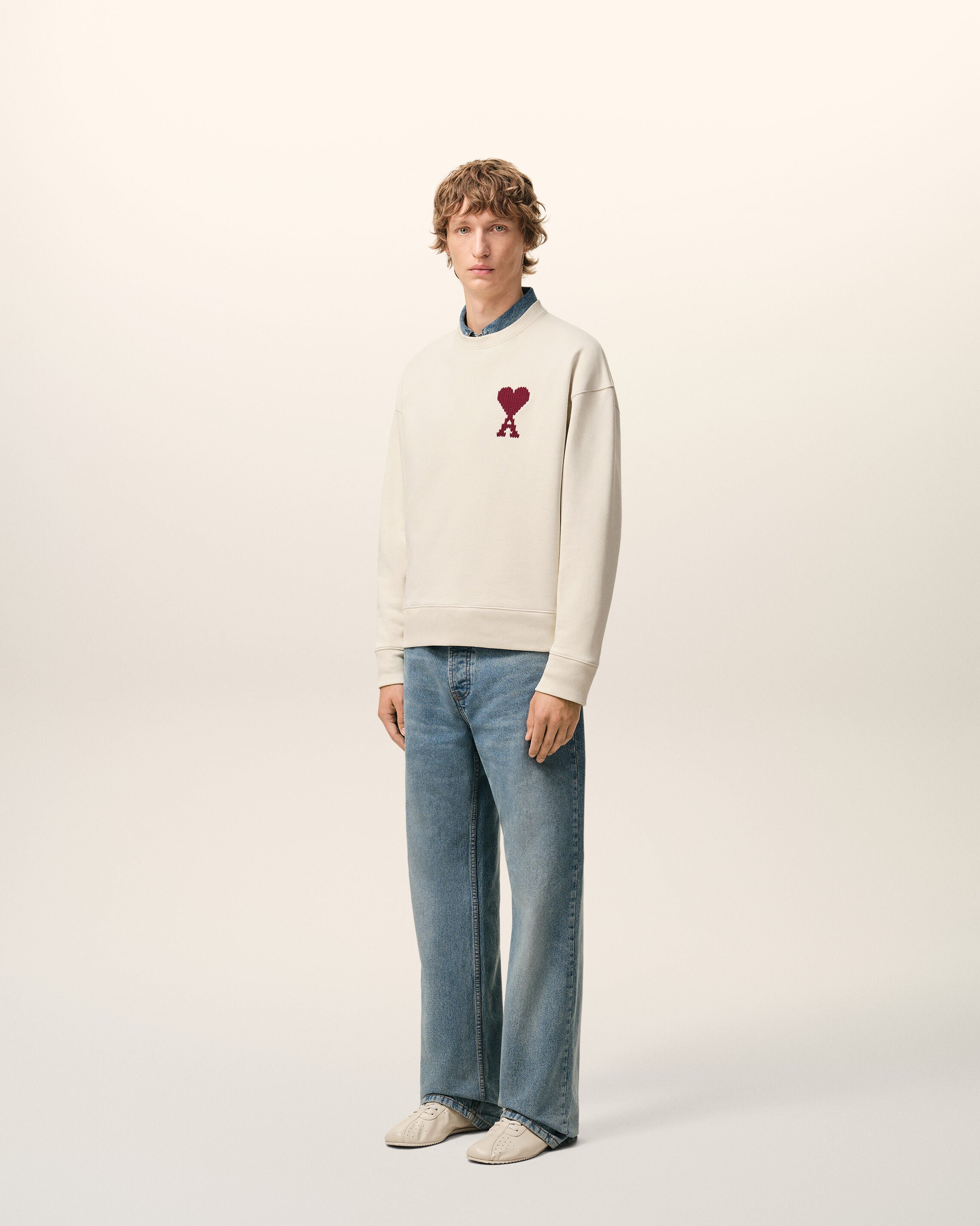 Sudadera Ami de Cœur de algodón blanco - 6
