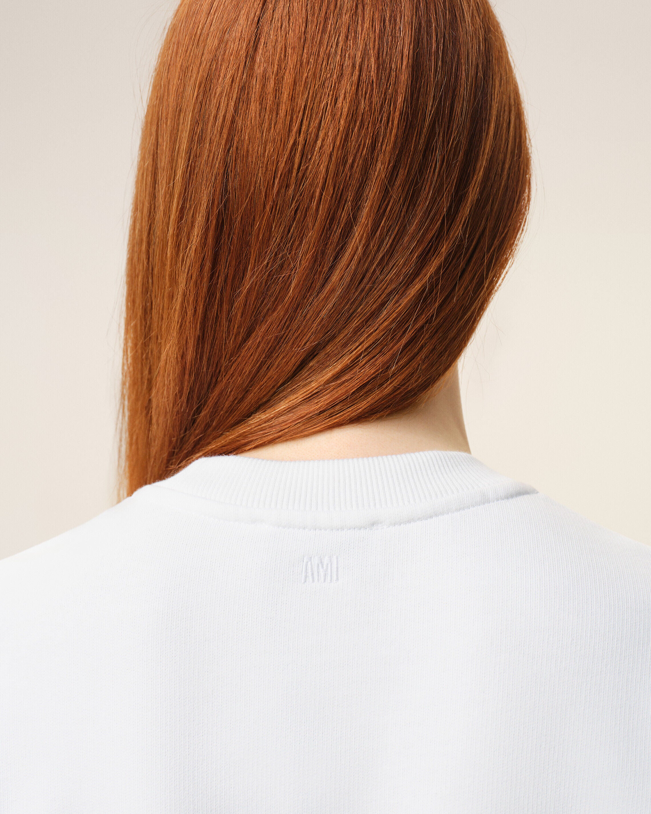 White Cotton Knitted Ami De Coeur Sweatshirt - 10
