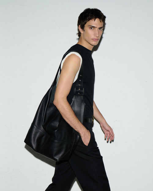 Black Jersey Sleeveless Fitted Top - Man - 7 - AMI Paris - Ami Paris