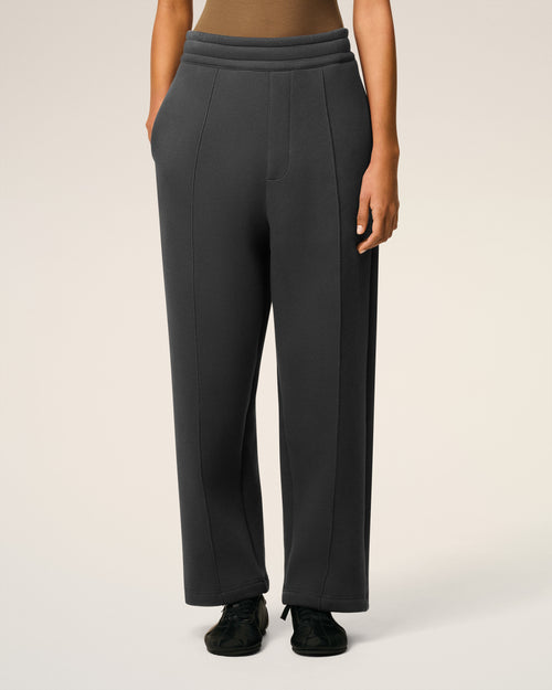 Ami De Coeur Flare-Fit-Jogginghose aus schwarzer Baumwolle - 9 - Ami Paris