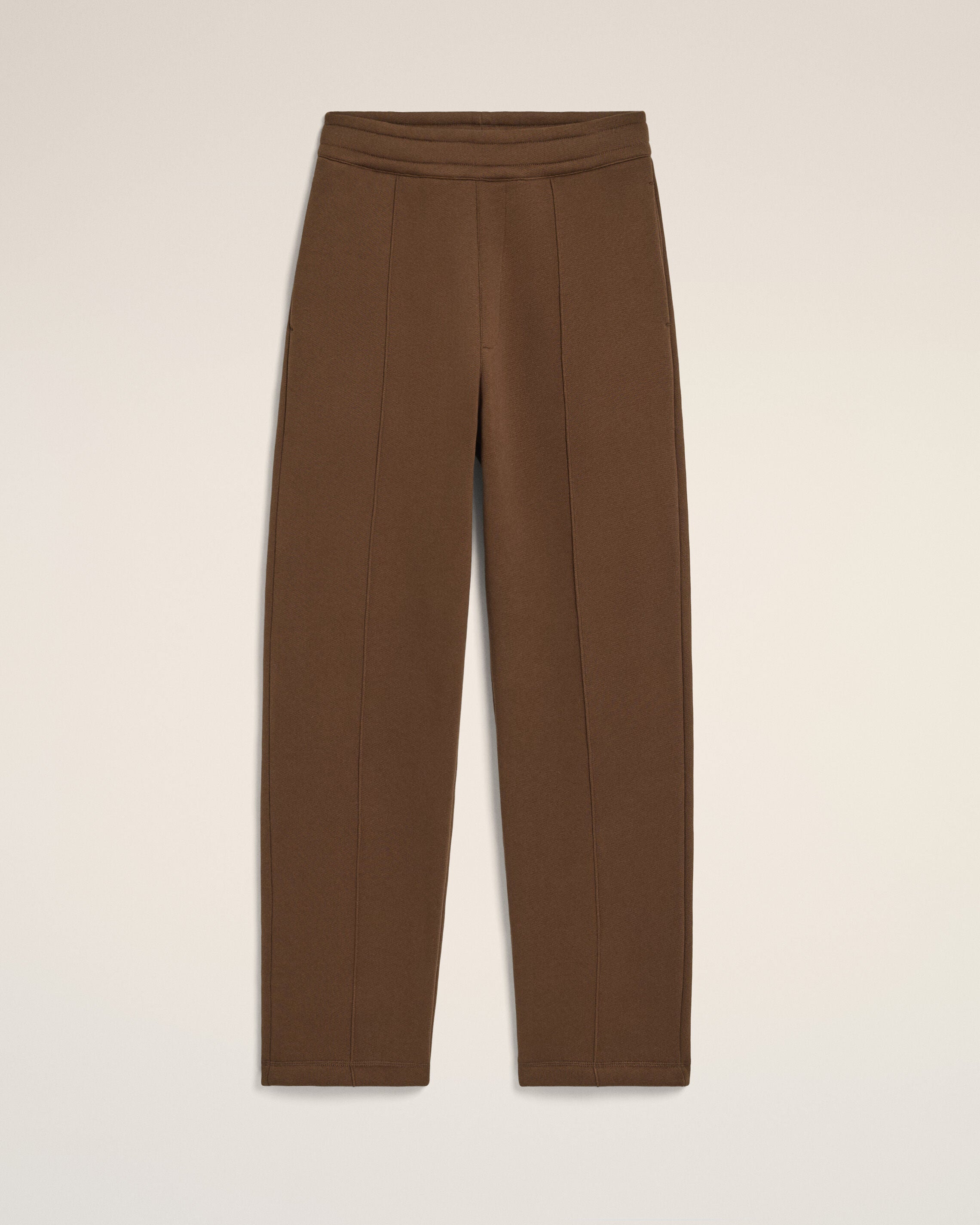 Brown cotton track pants with embossed Ami de Coeur - 7