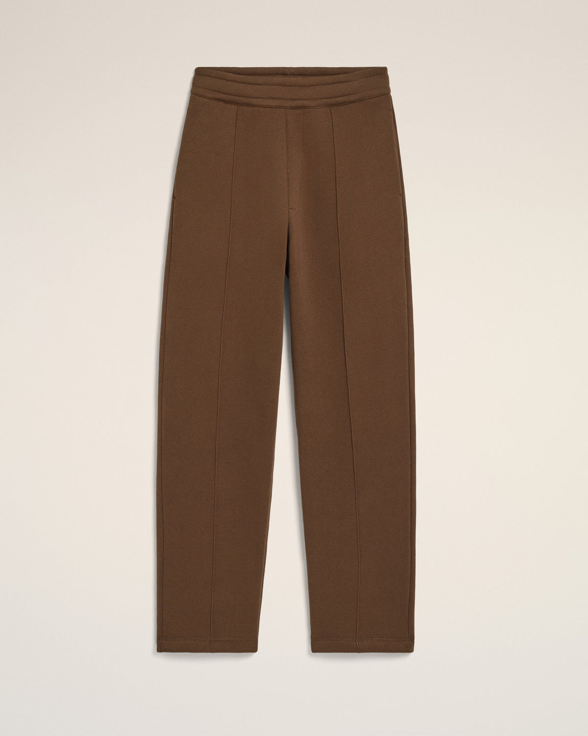 Brown cotton track pants with embossed Ami de Coeur - 1