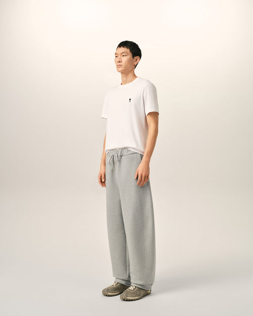 Grey cotton track pants with heritage Ami Paris label - Man - 6 - AMI Paris - Ami Paris
