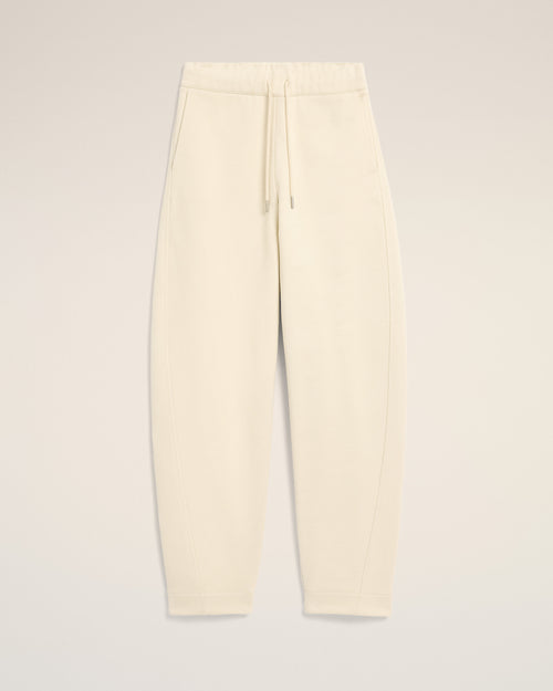 White cotton track pants with heritage Ami Paris label - Man - 1 - AMI Paris - Ami Paris