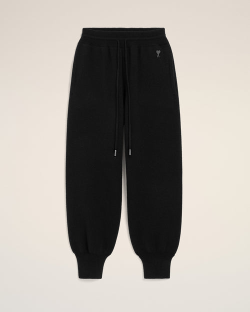 Black wool track pants - Man - 1 - AMI Paris - Ami Paris