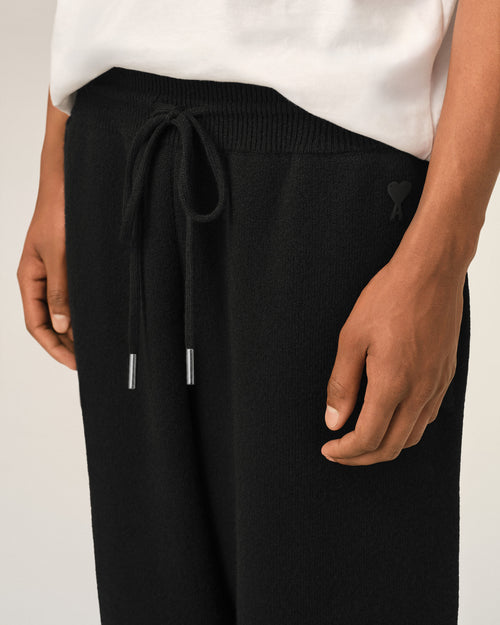 Black wool track pants - Man - 5 - AMI Paris - Ami Paris