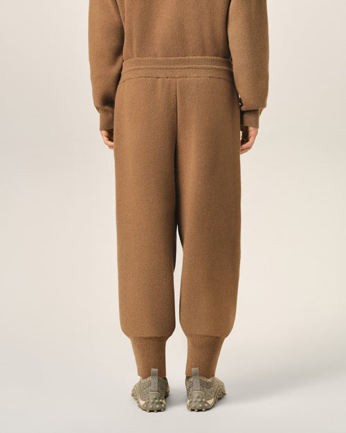 Jogginghose aus brauner Wolle - Herren - 4 - AMI Paris - Ami Paris