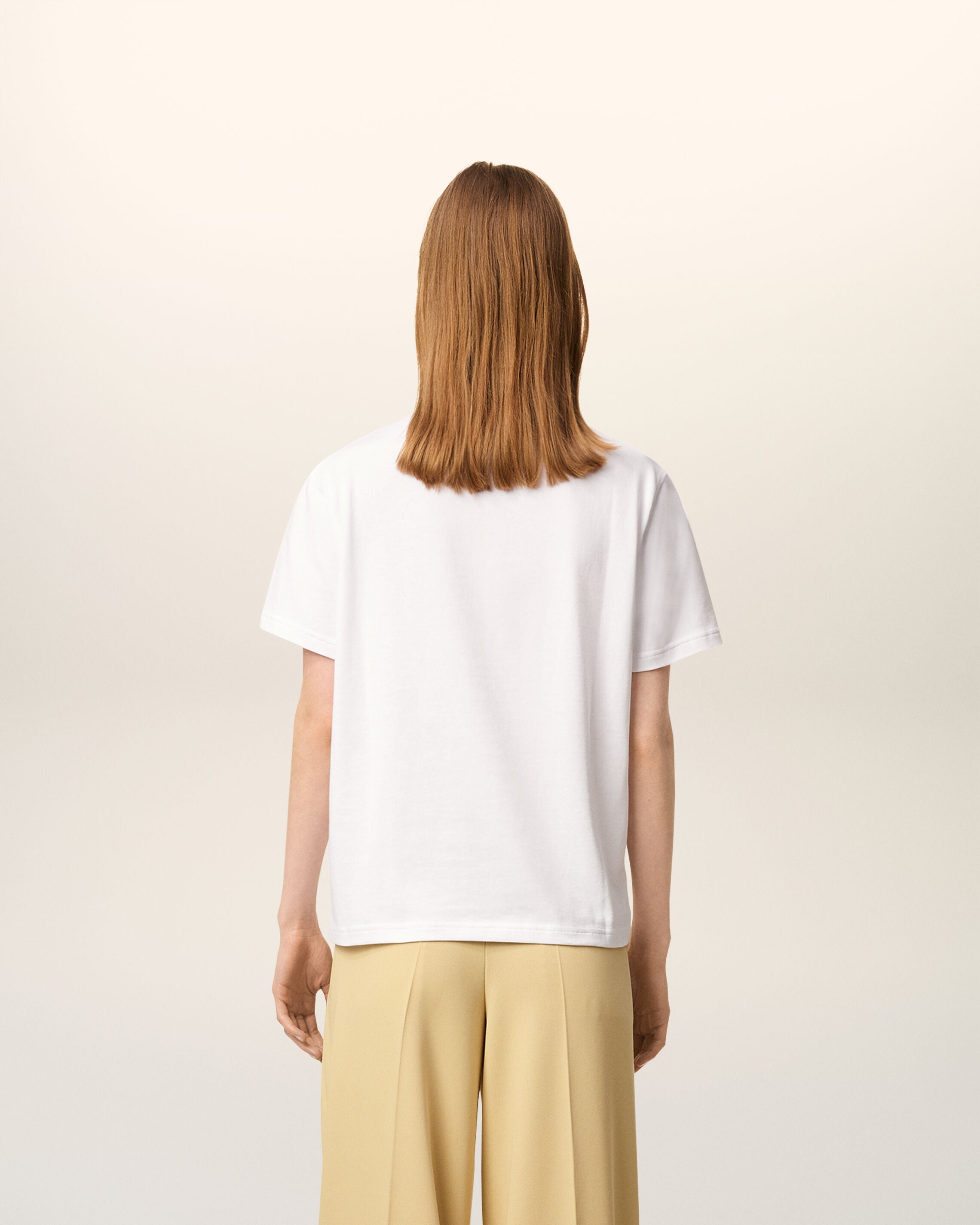 T-shirt Blanc Ami De Coeur En Coton Biologique - 11