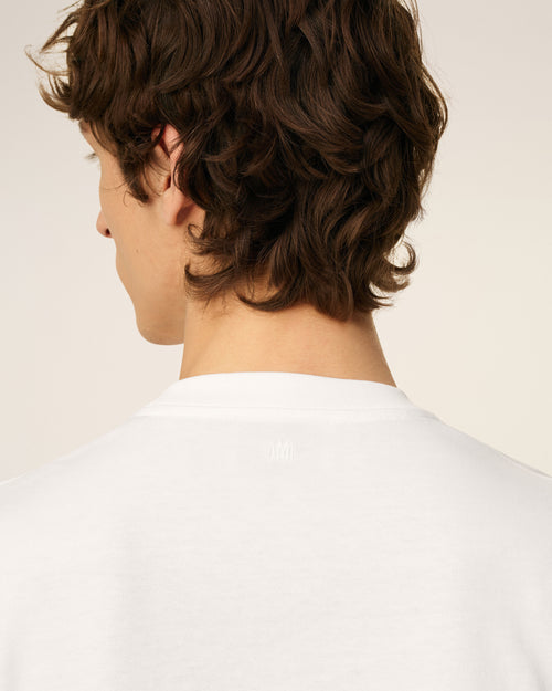 T-shirt Blanc Ami De Coeur En Coton Biologique - Homme - 4 - AMI Paris - Ami Paris