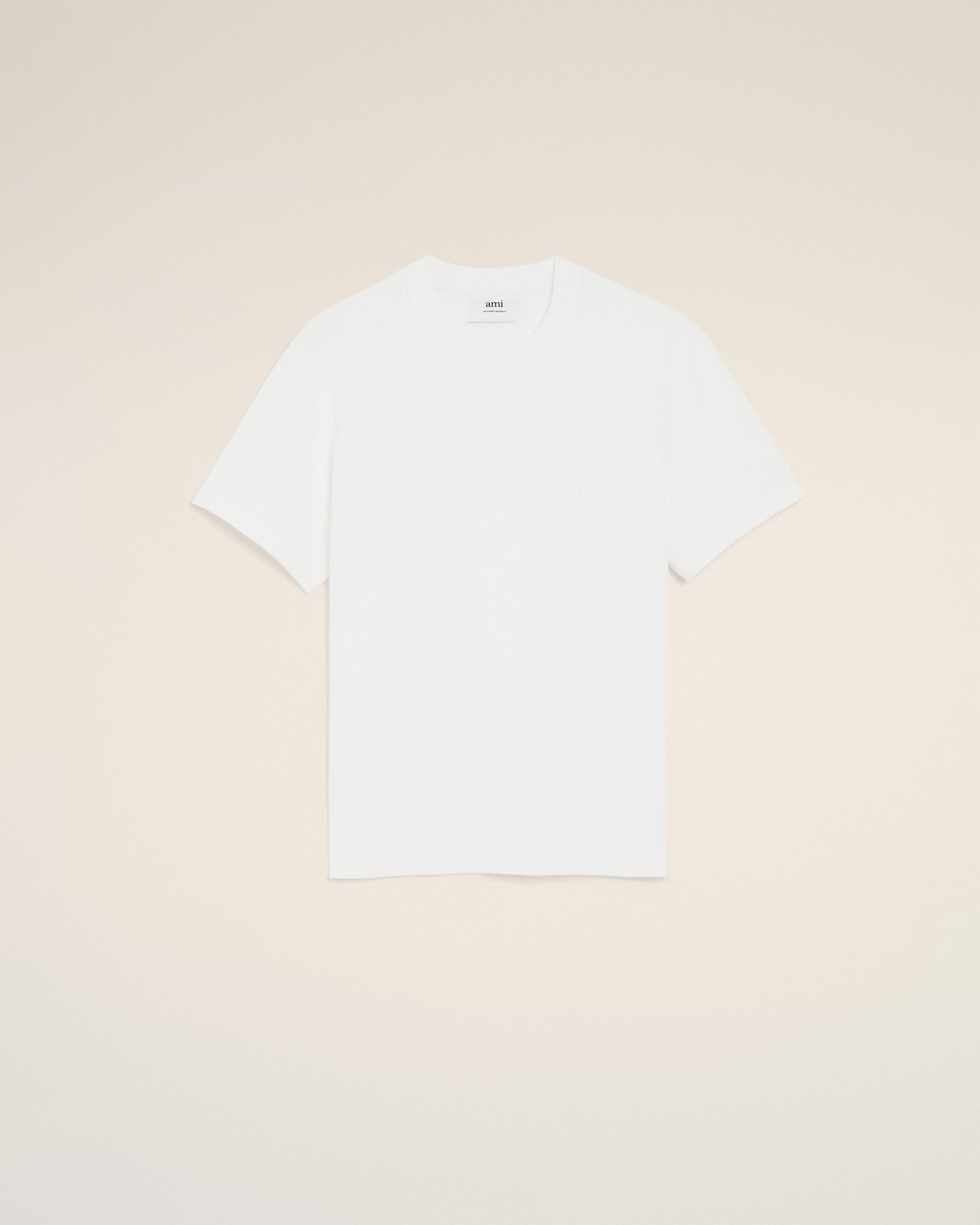ホワイト オーガニックコットン Ami De Coeur Tシャツ ホワイト | AMI