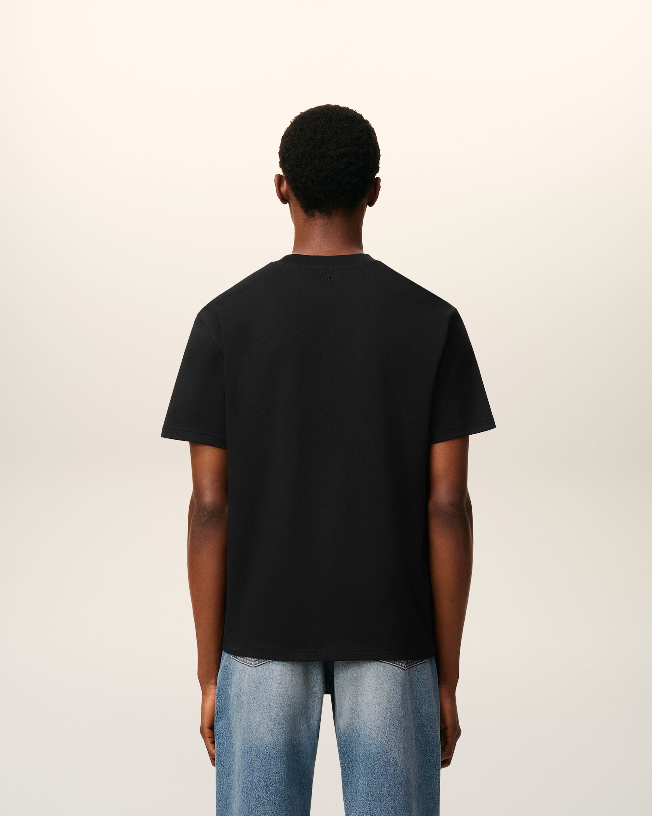 Black Organic Cotton Ami De Coeur T-shirt - 4
