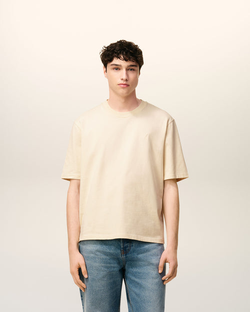 ホワイト コットン Ami De Coeur Tシャツ - 1 - Ami Paris