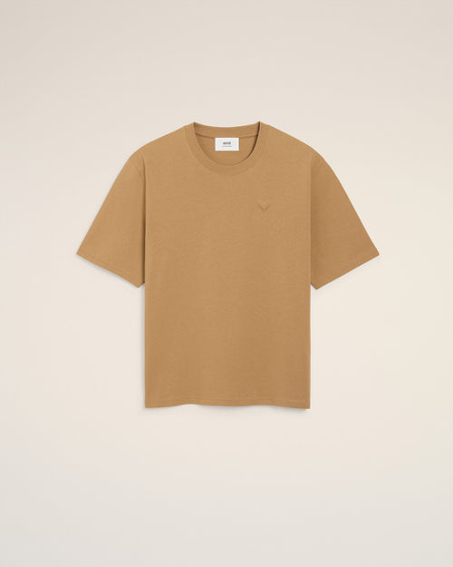                                 T-shirt Marron Ami De Coeur Coupe boxy En Coton - 3                             - Ami Paris
