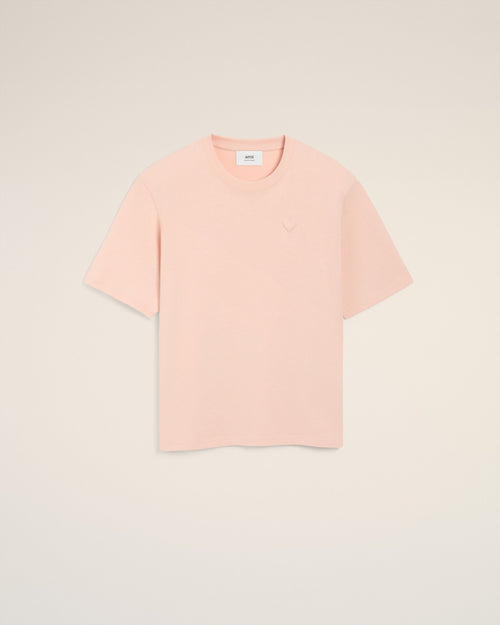                                 T-shirt Rose Ami De Coeur Coupe boxy En Coton - 3                             - Ami Paris