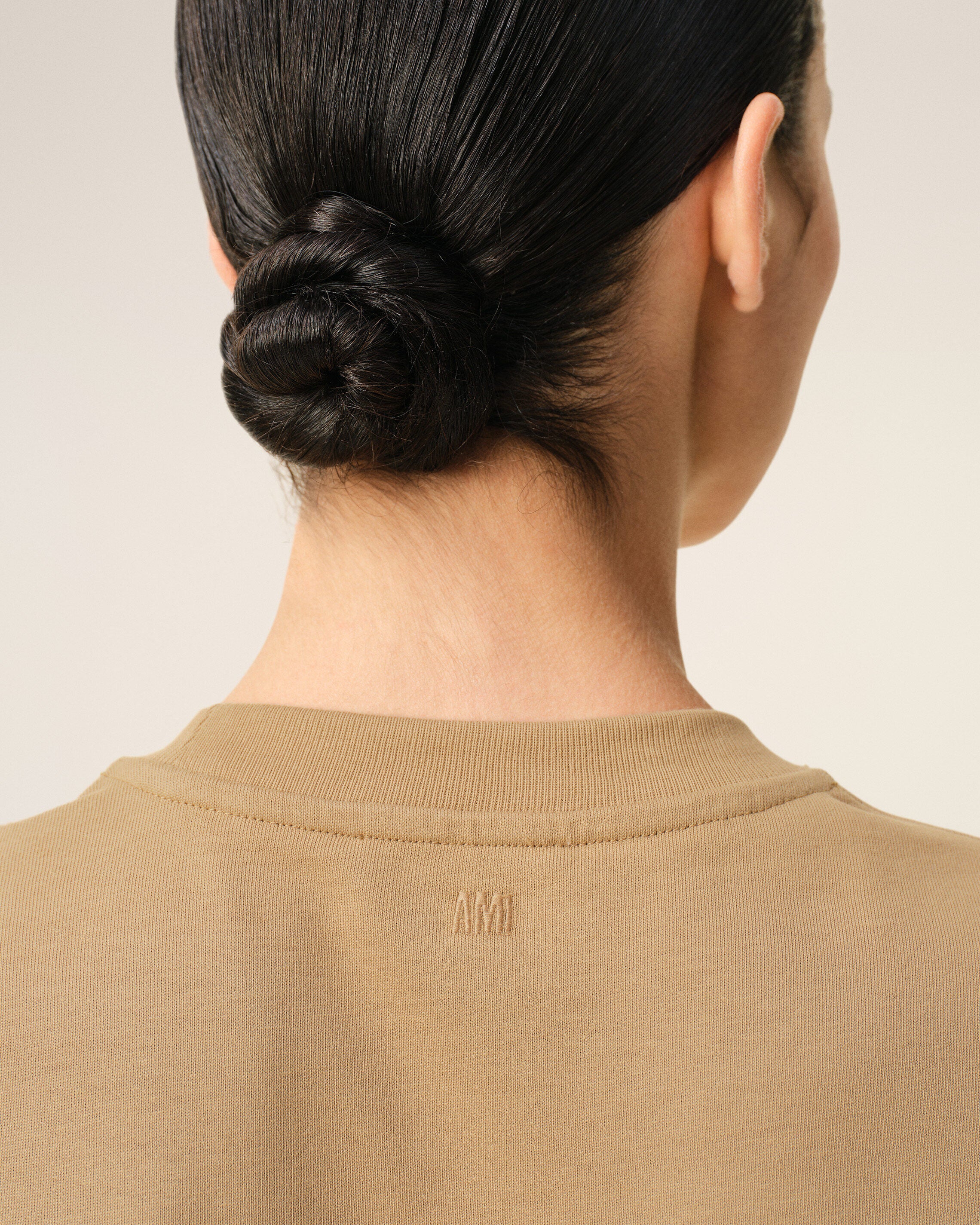 Beige Cotton Ami De Coeur T-shirt - 10