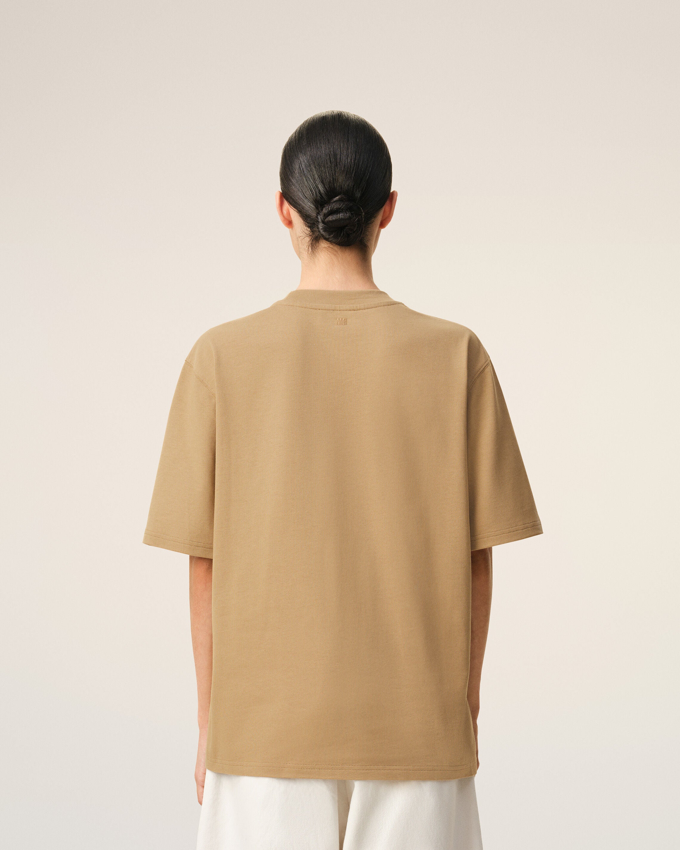 Beige Cotton Ami De Coeur T-shirt - 11