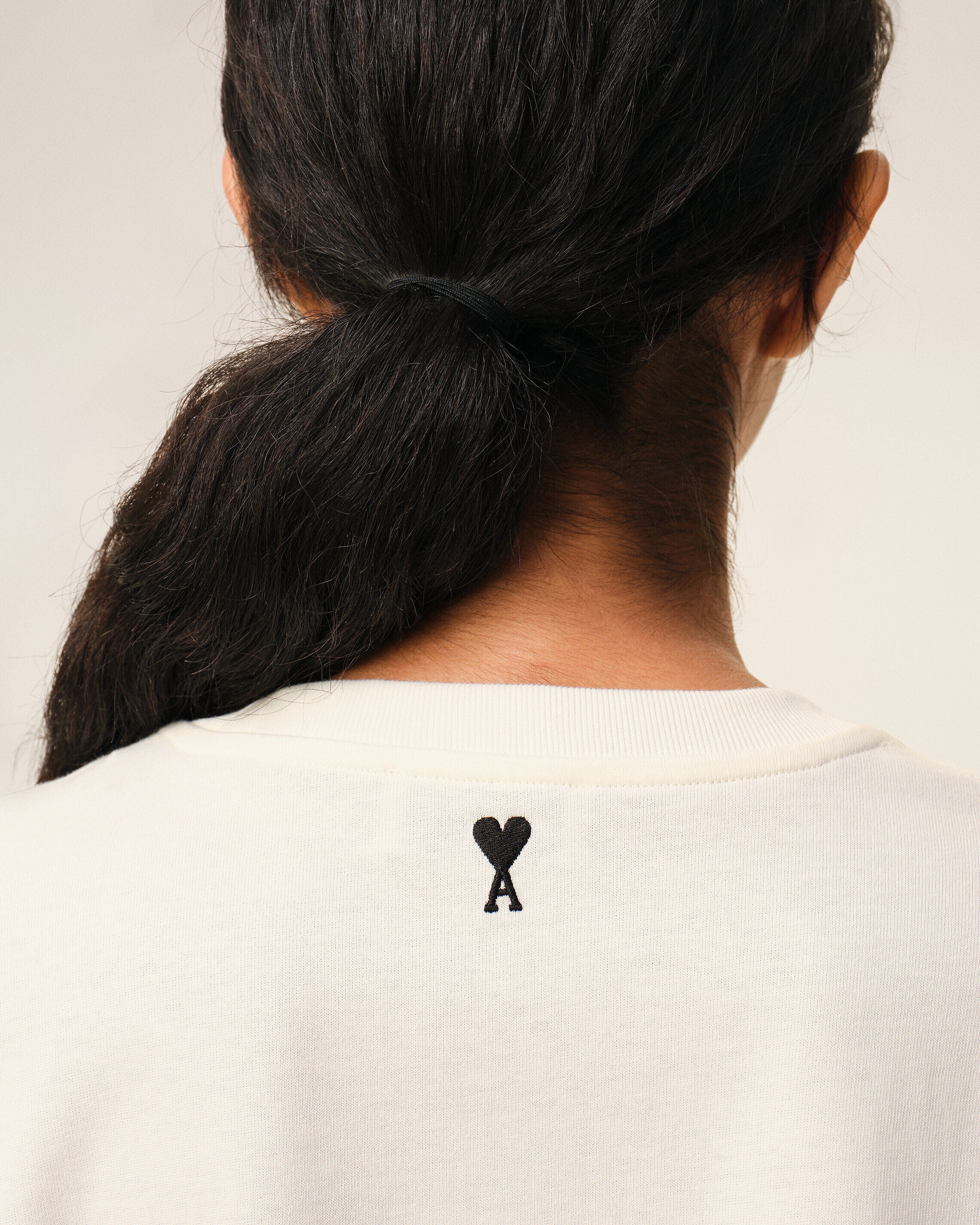 White Cotton Ami Paris Heritage Print T-shirt - 10