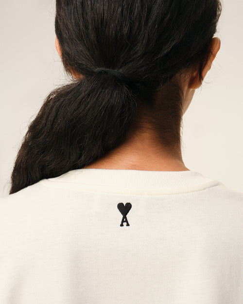 Camiseta con estampado Ami Paris Heritage de algodón blanco - 10 - Ami Paris