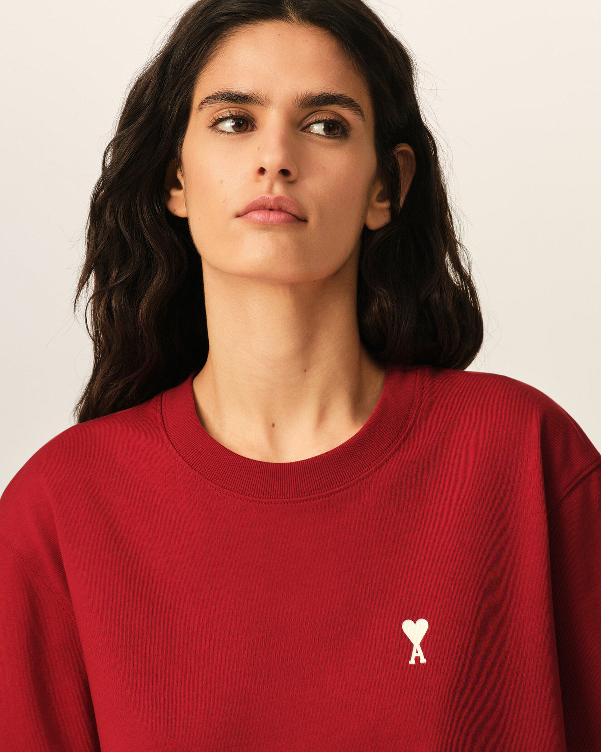 Red printed cotton "Place des Victoires" t-shirt - 12