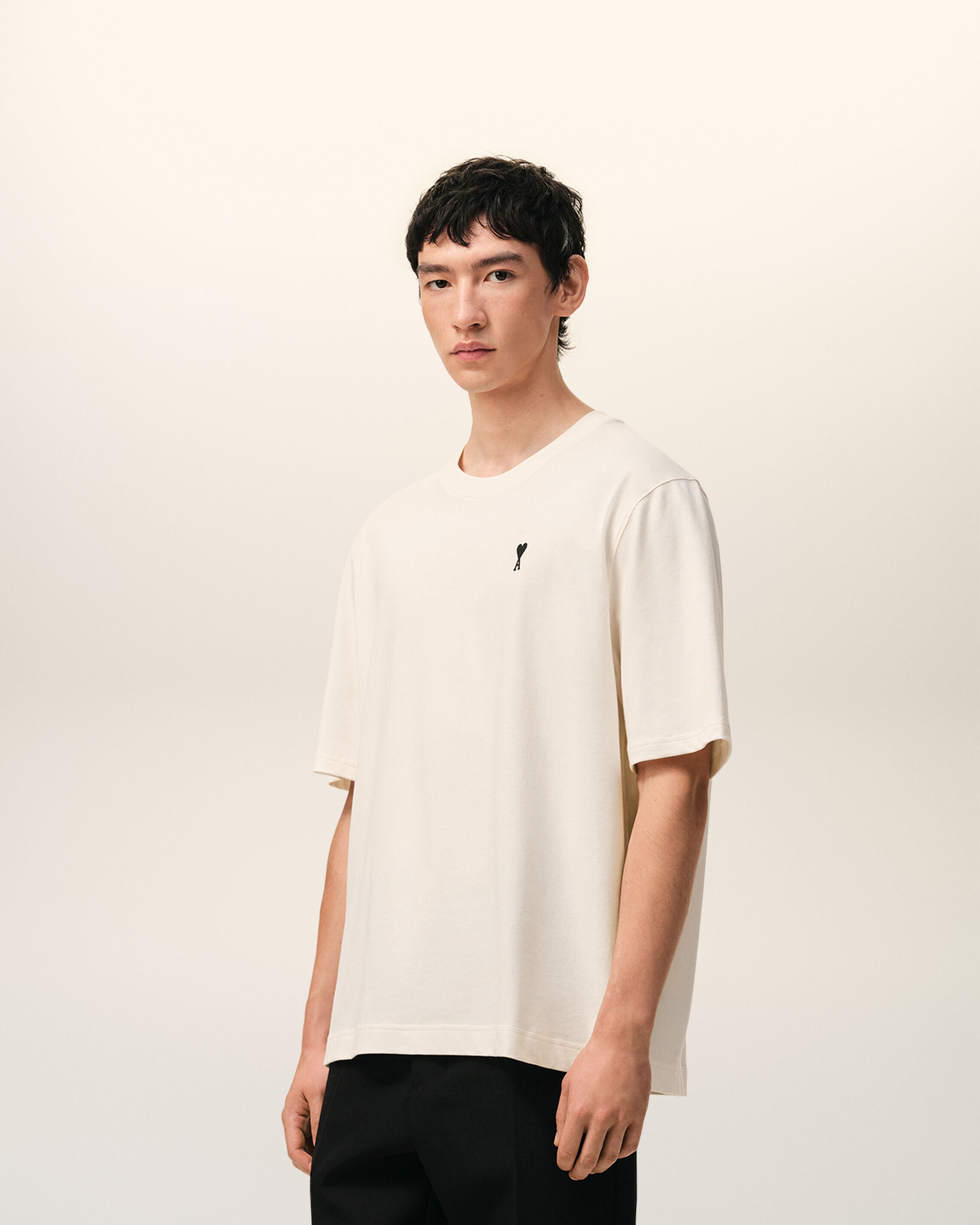 White Cotton Place Des Victoires Print T-shirt - 7