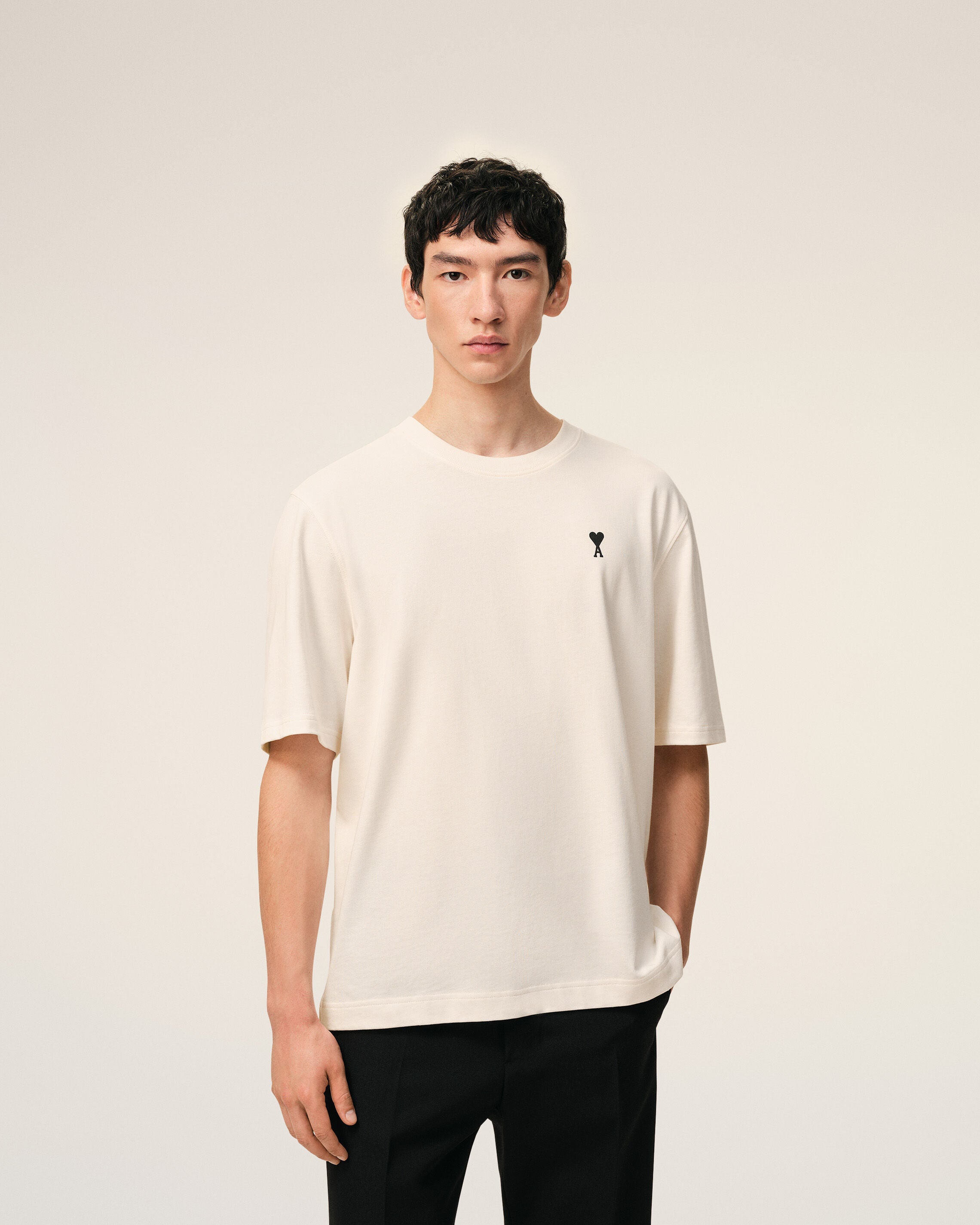 White Cotton Place Des Victoires Print T-shirt - 4