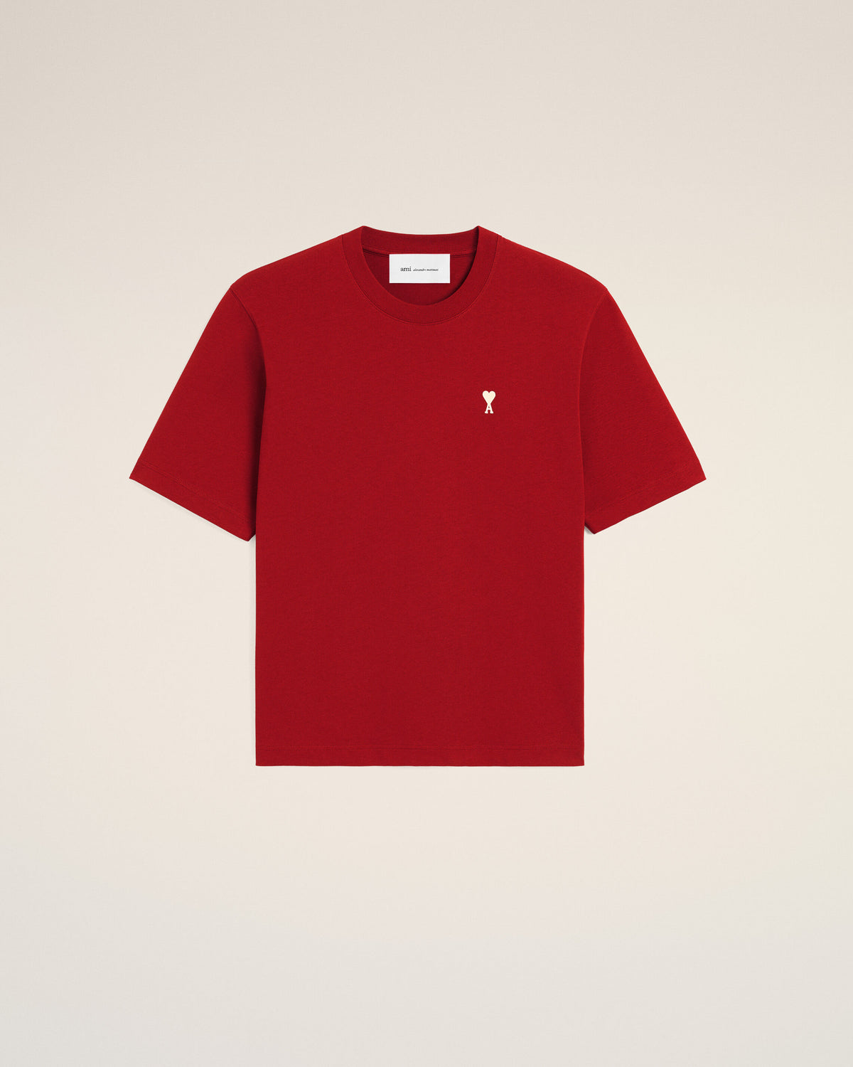 Red printed cotton "Place des Victoires" t-shirt - 10