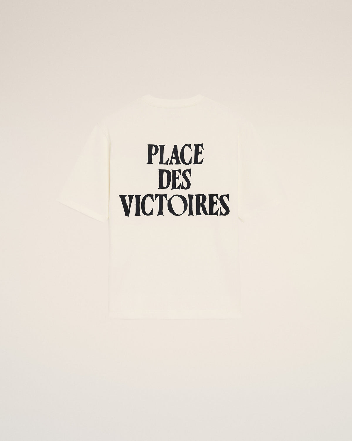 White Cotton Place Des Victoires Print T-shirt - 1