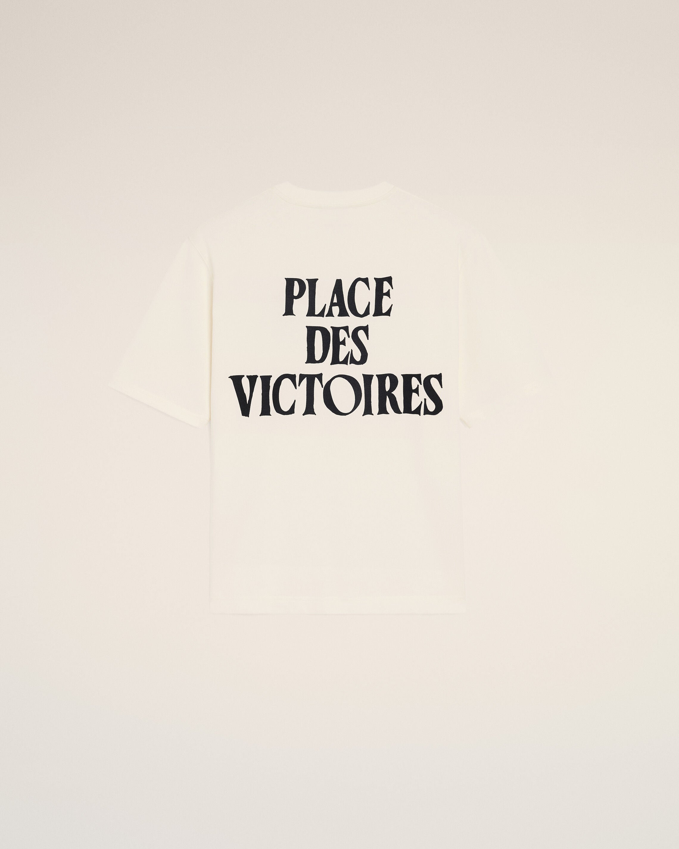 White Cotton Place Des Victoires Print T-shirt - 8