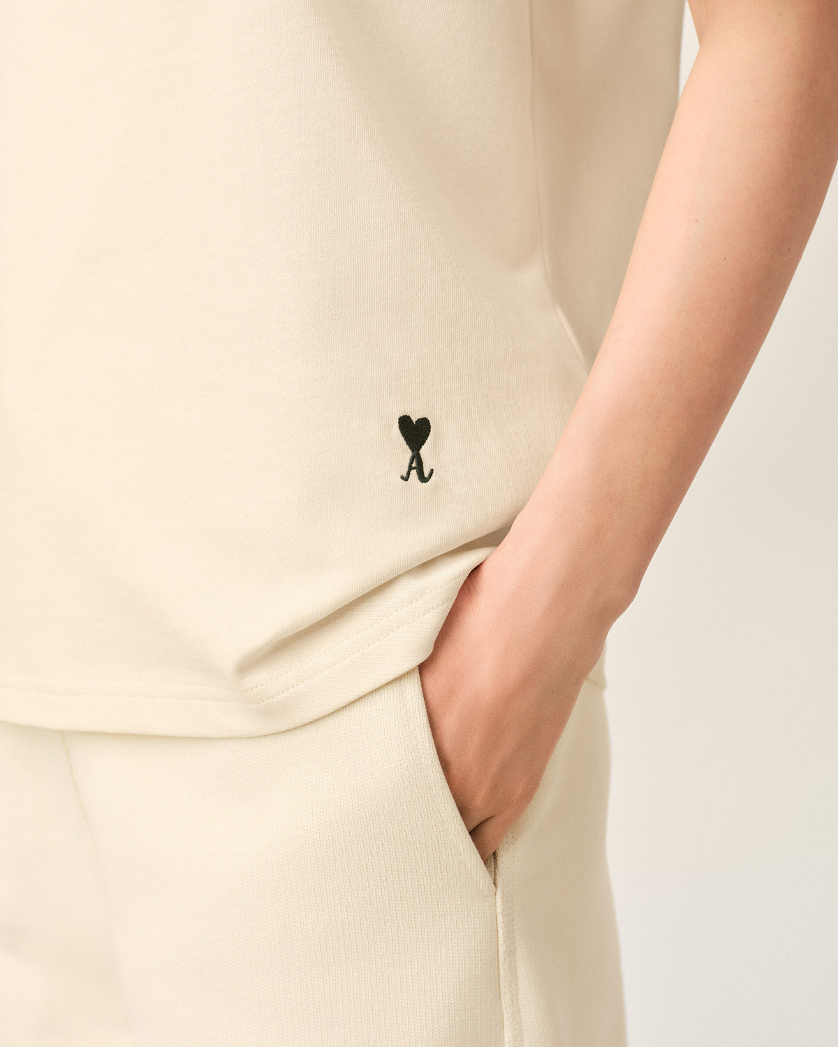 Ecru printed cotton "Don
