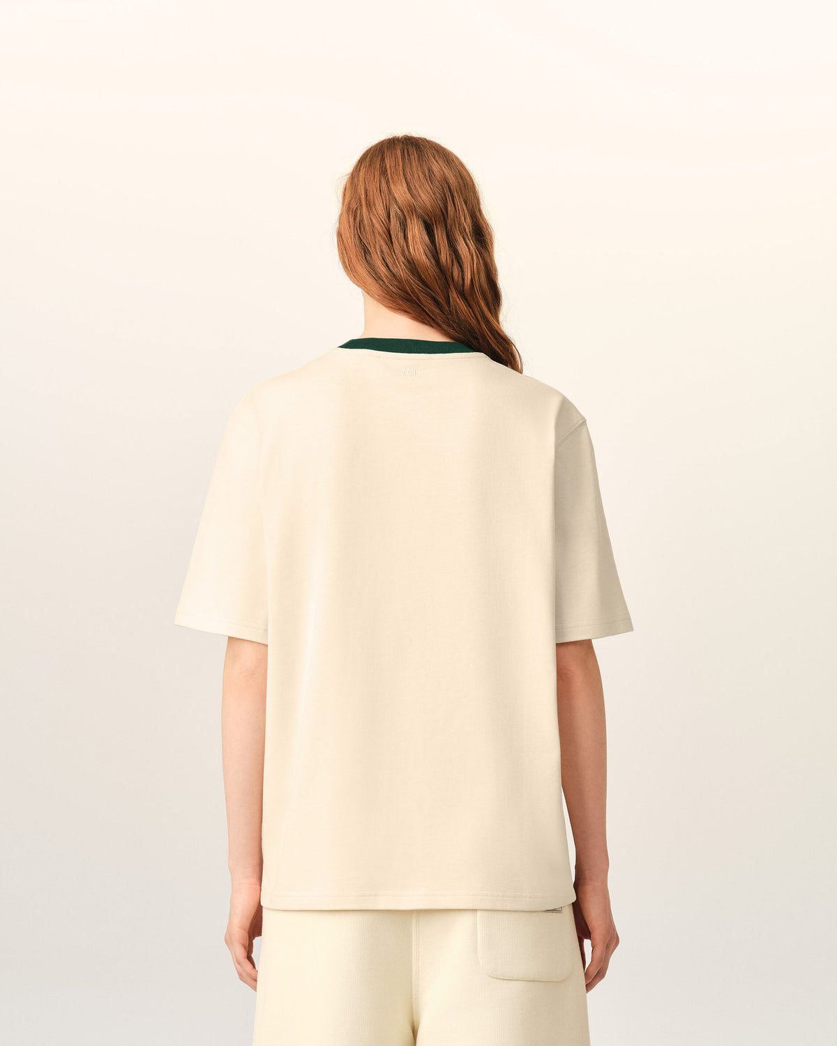 Ecru printed cotton "Don