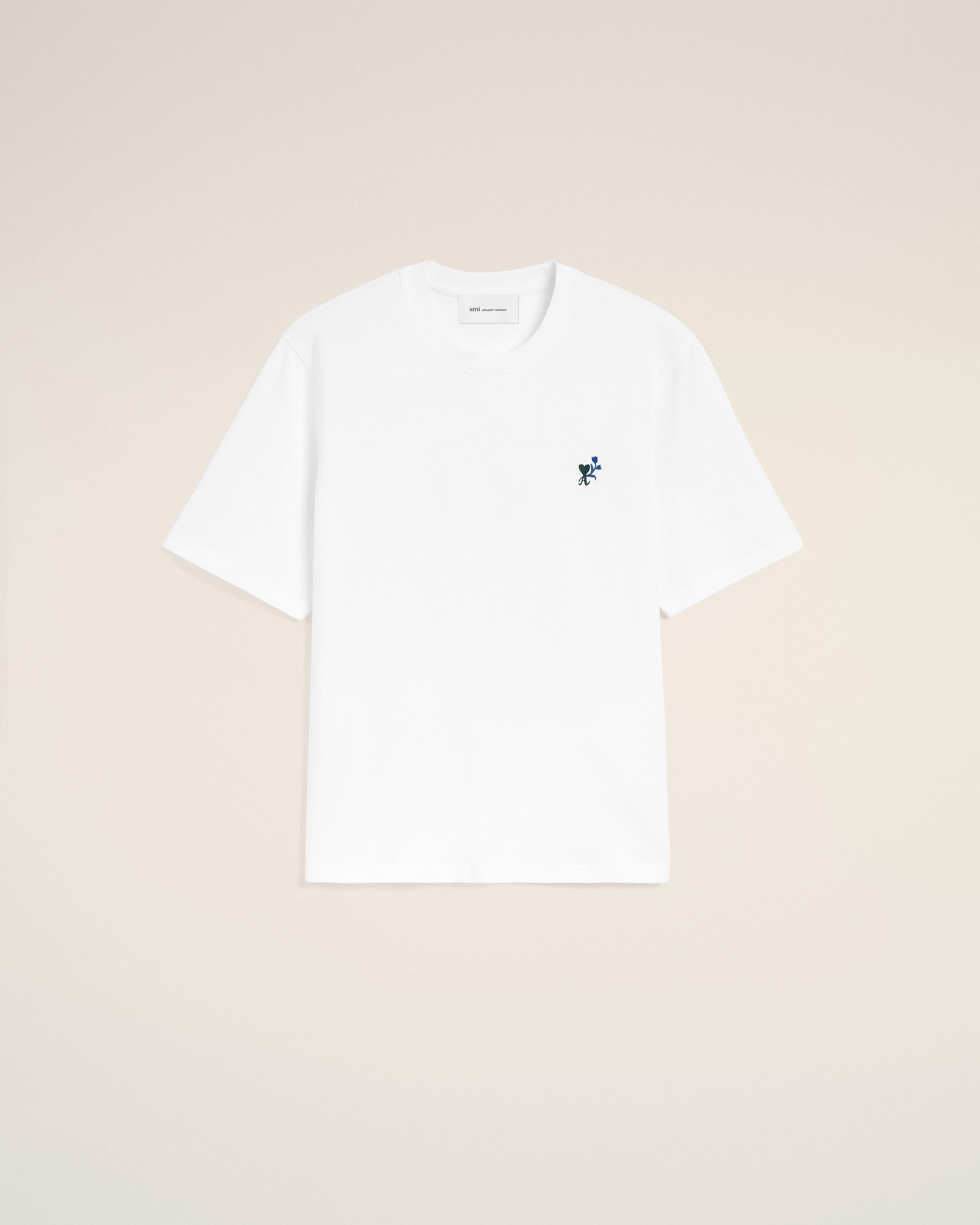 Ami de Coeur Tulipe T-Shirt aus weißer Baumwolle - 1