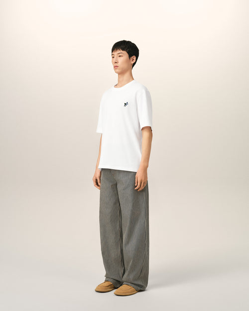 Ami de Coeur Tulipe T-Shirt aus weißer Baumwolle - Herren - 6 - AMI Paris - Ami Paris