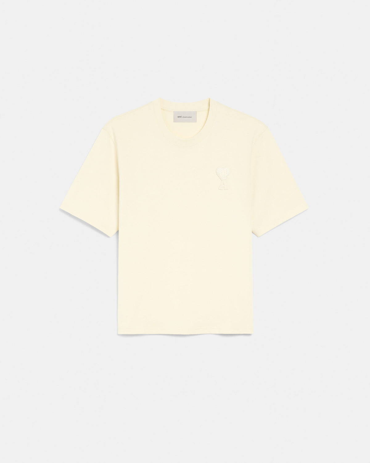 T-shirt blanc en coton patch Ami de Coeur - 1